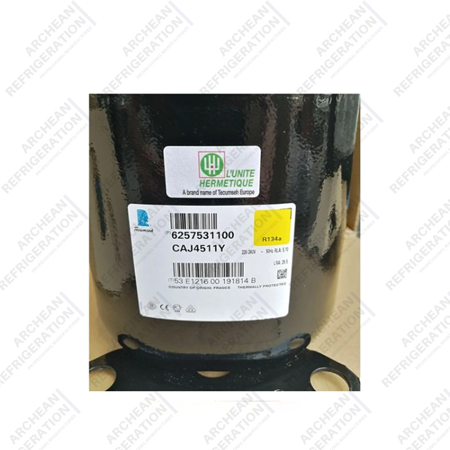Compresseur Taikang CAJ 4511Y TAJ 4511Y compresseur de cong&eacute;lateur basse temp&eacute;rature R134 pi&egrave;ces de r&eacute;frig&eacute;ration et d'&eacute;change de chaleur