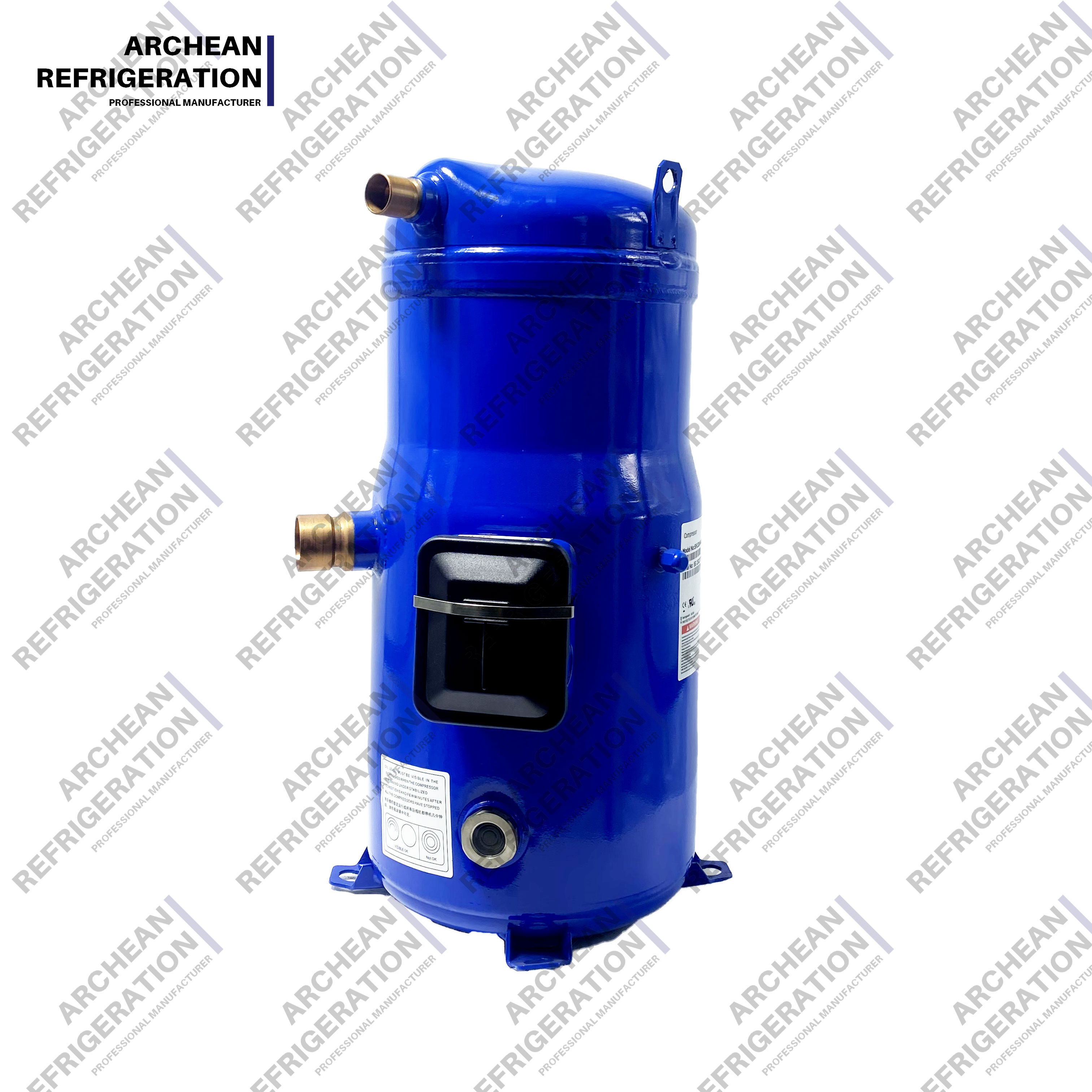 Scri&uacute; c&oacute;mhalartach Hermetic 12v Comhbhr&uacute;iteoir Scroll Danfoss SH120A4ALC le haghaidh Cuisneoir 