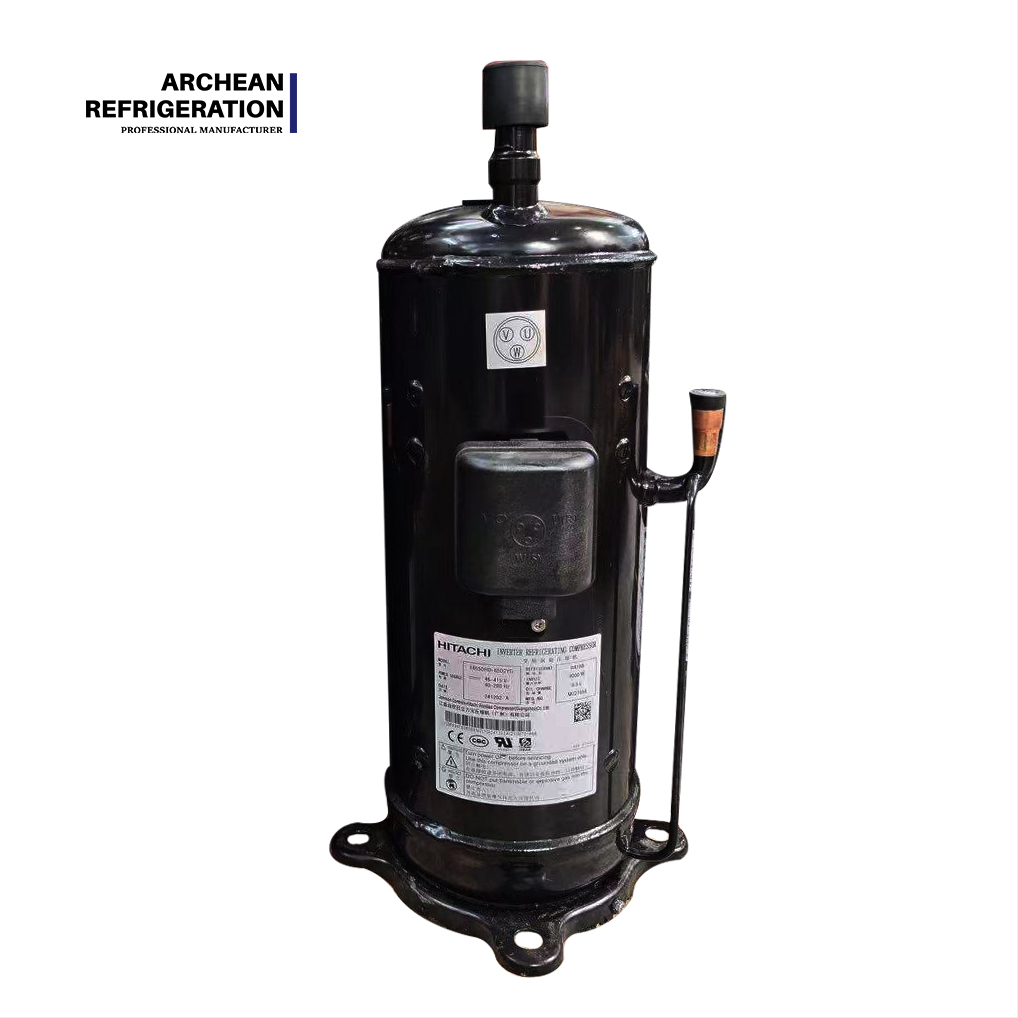 Compresseur &agrave; fr&eacute;quence variable Hitachi DC E405DHD-36D2G / -38D2G / -42D2G, E655DHD-65D2G et E656DHD-65D2G, E705DHD-72D2G et E706DHD-72D2G, E856DHD-80D2G