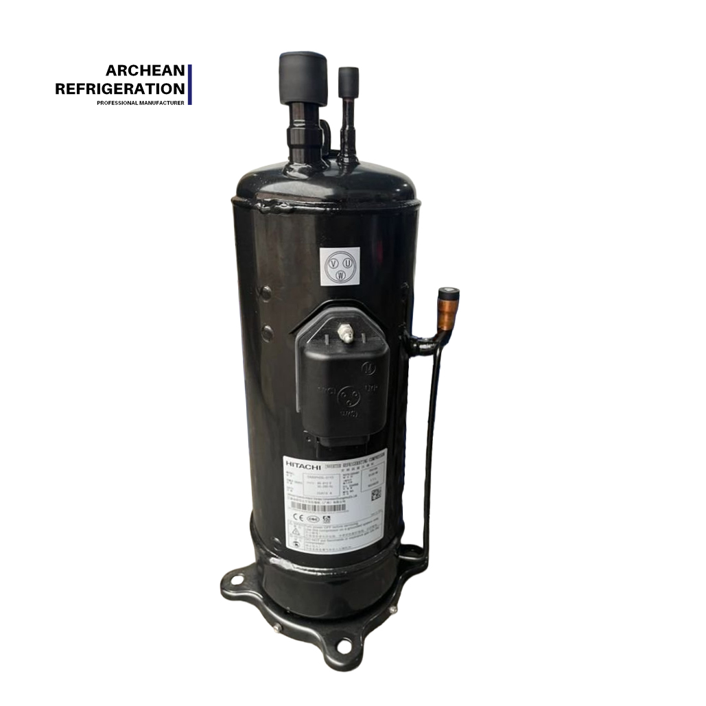 Compresseur &agrave; fr&eacute;quence variable Hitachi DC E405DHD-36D2G / -38D2G / -42D2G, E655DHD-65D2G et E656DHD-65D2G, E705DHD-72D2G et E706DHD-72D2G, E856DHD-80D2G